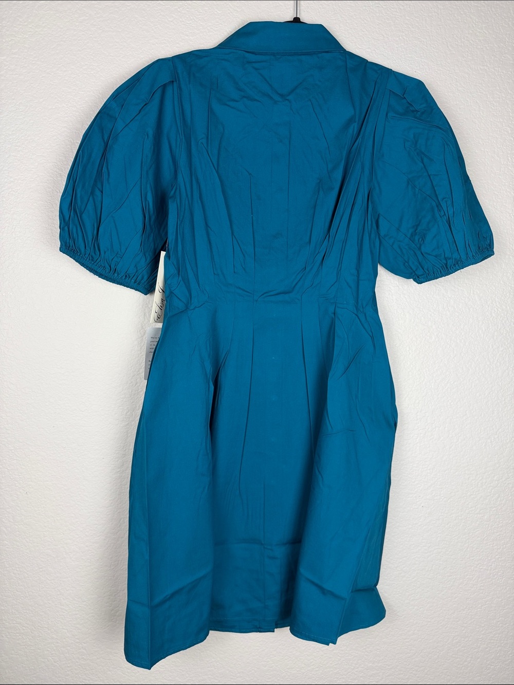 Eliza J teal button front dress - Picture 7 of 7